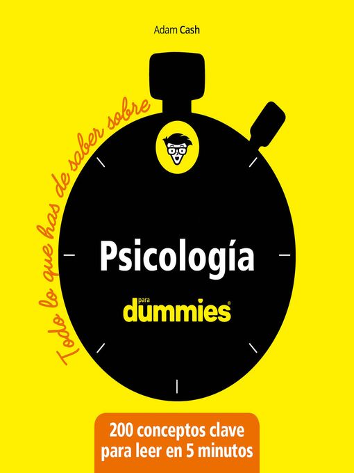 Title details for Psicología para dummies by Adam Cash - Available